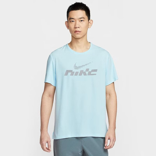 Nike耐克 男子跑步训练速干透气舒适圆领运动短袖T恤 IB4128-474