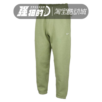 Nike耐克针织长裤男款Nike Solo Swoosh休闲加绒运动裤DX1365-386
