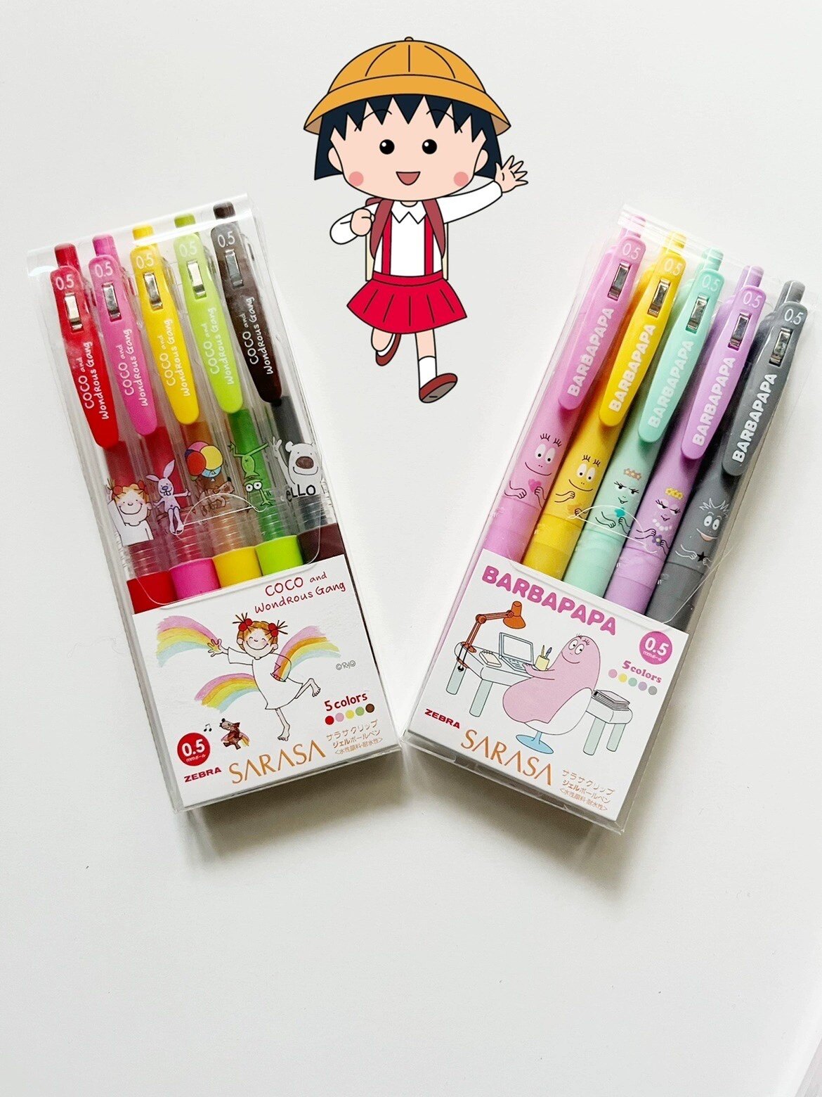 【现货】斑马CoCo酱巴巴爸爸联名限定sarasa彩色中性笔0.5mm