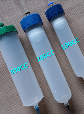 点胶机针筒100CC200CC300CC 500CC点胶针管点胶大容量针筒300ML