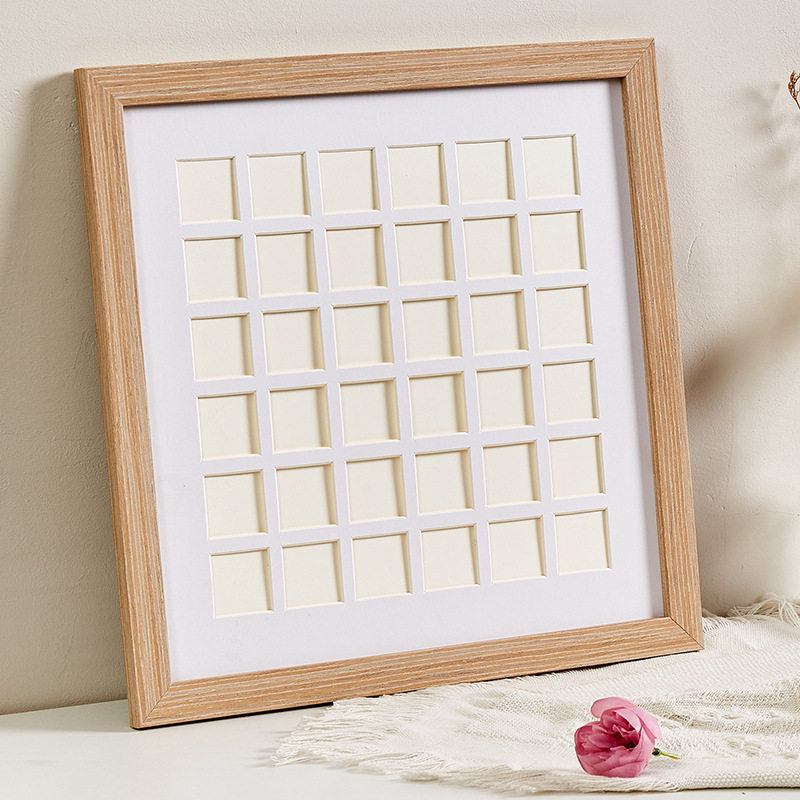 48宫格卡纸相框手工美术作品画框装裱衍纸实木框架挂墙100格子,家居饰品,相框/画框,淘宝优惠券,粉丝福利购,淘宝优惠卷