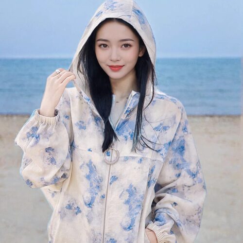 新产品真丝干丝防晒短外套