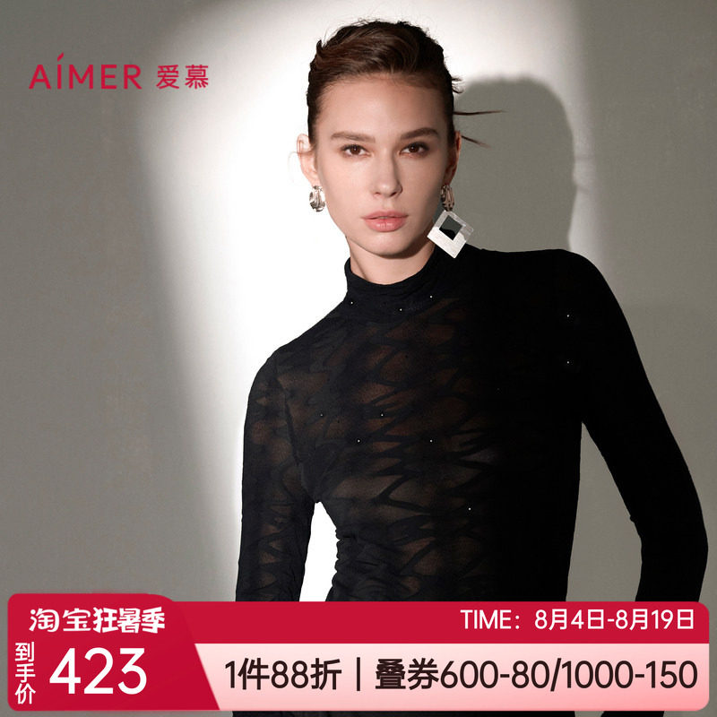 打底皮肤衣小高领女士保暖上衣
