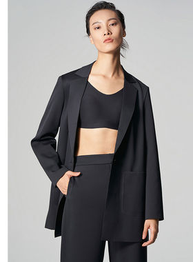 爱慕双面布翻驳领女士西服外套