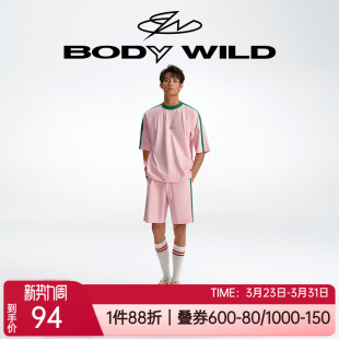 爱慕宝迪威德夏季棉质凉感情侣男女同款家居外穿短袖T恤/五分睡裤