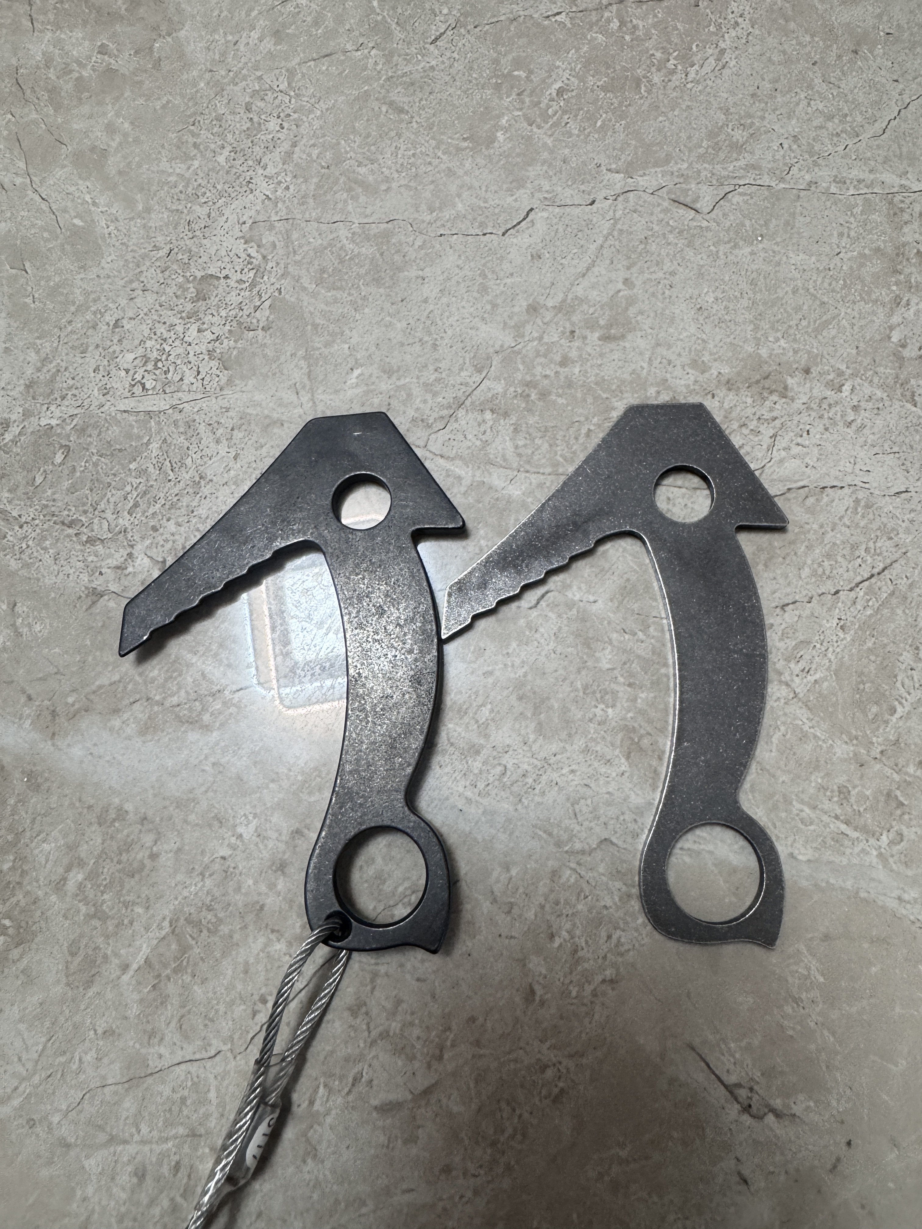 复刻版 攀岩登山临时锚点，登山保护点，锚点岩订岩勾钢材质,3号