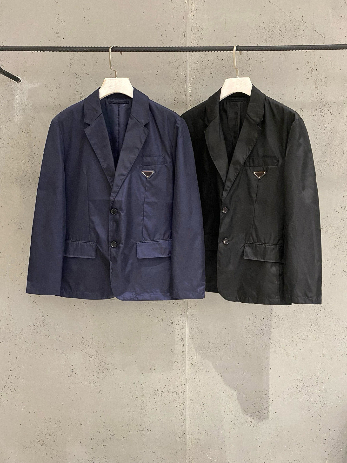 thumbnail for High Street European style suit jacket, men's fashion brand, old money style, triangle, anti-wrinkle, windproof, sunproof, water-repellent suit jacket