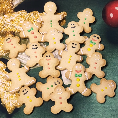 圣诞节姜饼圣诞节翻糖饼干手工