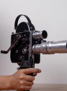 西洋古董相机Bolex H16 16mm毫米胶片发条电影摄影机摄影机3镜头