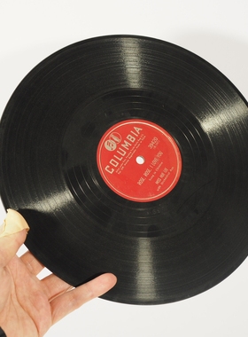 哥伦比亚78转黑胶姚莉玫瑰我爱你