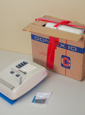 文创古董1957年Contex-10电动机械办公用老式计算器简单用馆藏品