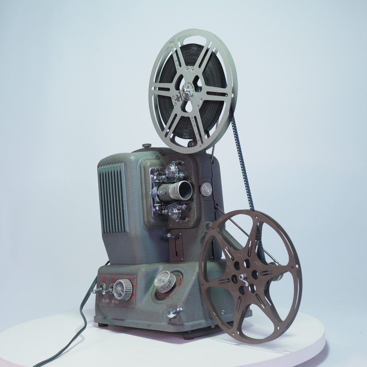 古董爱尔莫8毫米8mm胶片电影机无声机功能ok文旅怀旧摆件功能ok