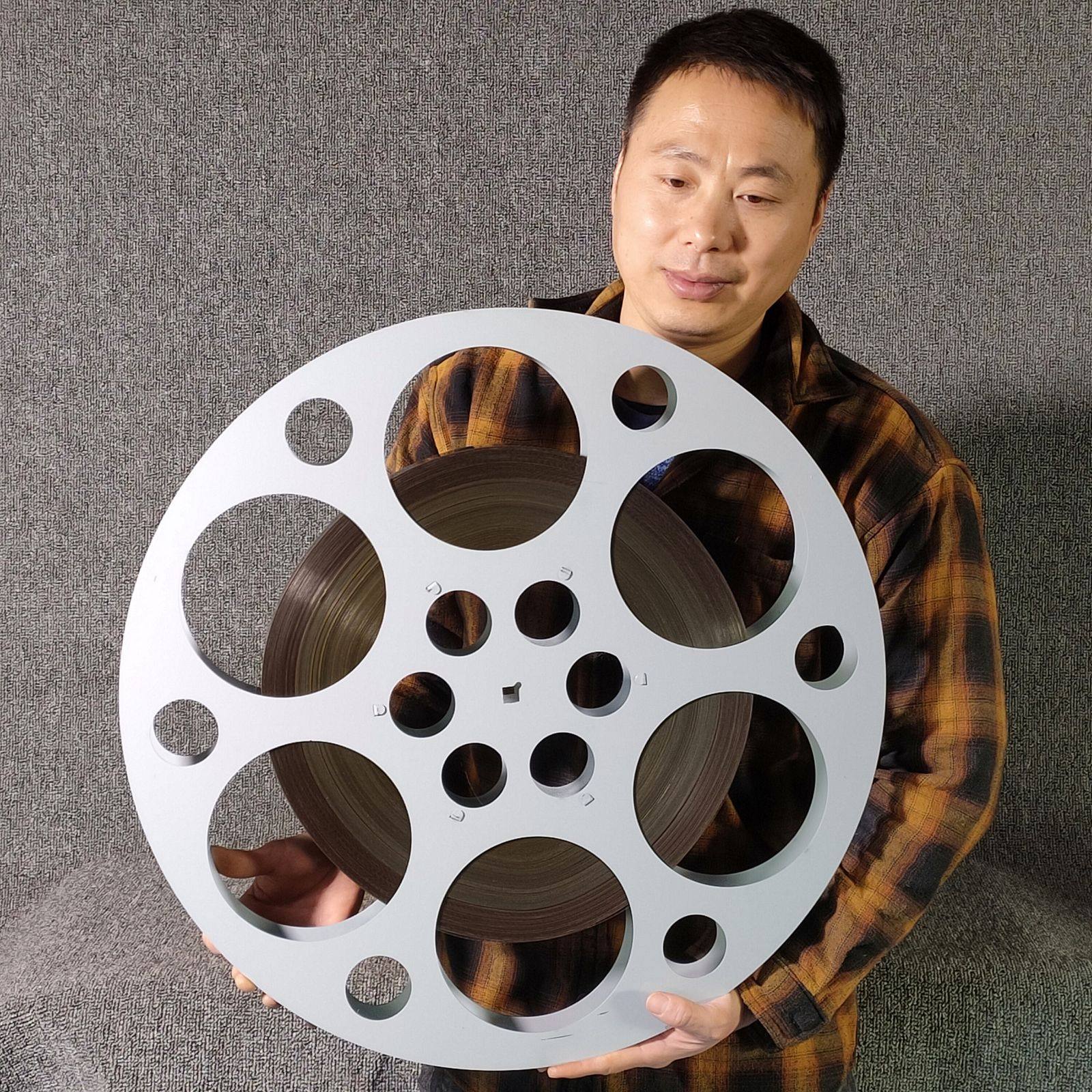 60厘米直径怀旧超大号35毫米35mm电影片夹胶片片轮艺术装饰摆件