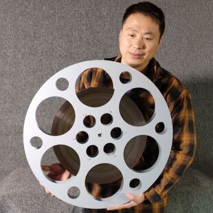 60厘米直径怀旧超大号35毫米35mm电影片夹胶片片轮艺术装饰摆件
