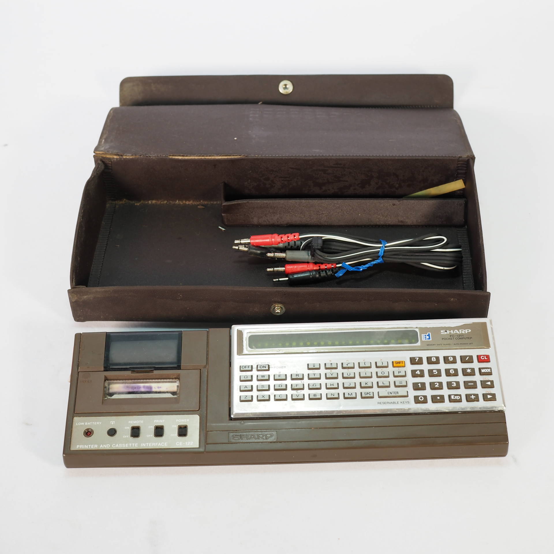 怀旧90年代老式夏普口袋计算机计算器老物件摆件学生用品校史馆
