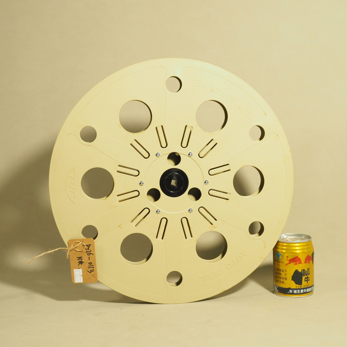 EIKI 电影胶片盘复古工业风装饰道具16mm胶片收纳盘怀旧影视摆件