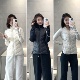 lulu冬季 Down And luqi Around轻薄拼接修身 羽绒服女休闲运动外套