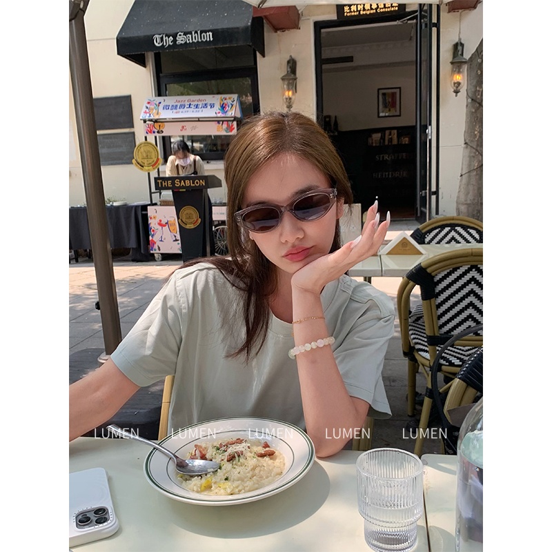 lulu同款all yours女士宽松显瘦巨好穿短袖T瑜伽健身冰凉感打底衣