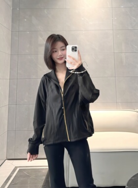 luqi lulu立领Defina宽松版运动户外训练夹克跑步健身外套女