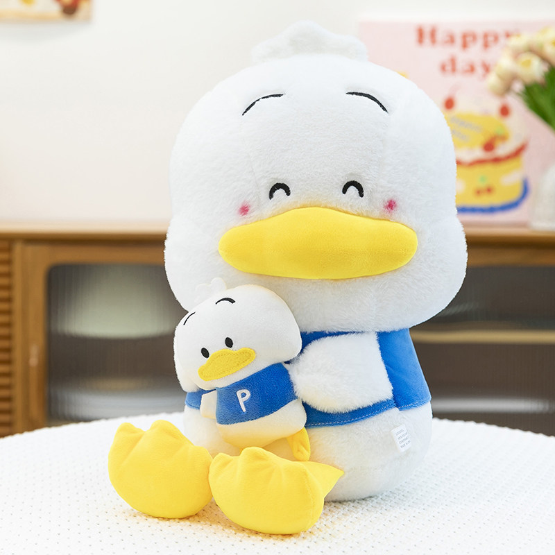 贝克鸭公仔抱抱小鸭子毛绒玩具儿童陪睡娃娃抱睡觉玩偶女生日礼物