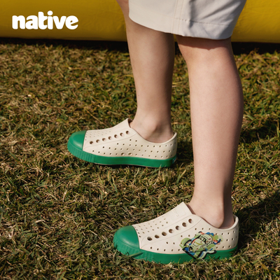 native Jefferson 春夏新款 海洋动物超轻软底男女儿童洞洞鞋凉鞋