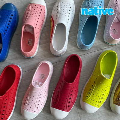 native清仓透气软底洞洞鞋