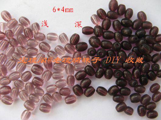 diy紫色手链琉璃珠图片