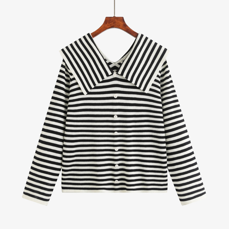 大码女装气质休闲翻领上衣2025秋季新款胖mm宽松百搭针织衫女毛衣,女装/女士精品,毛针织衫,淘宝优惠券,粉丝福利购,淘宝优惠卷