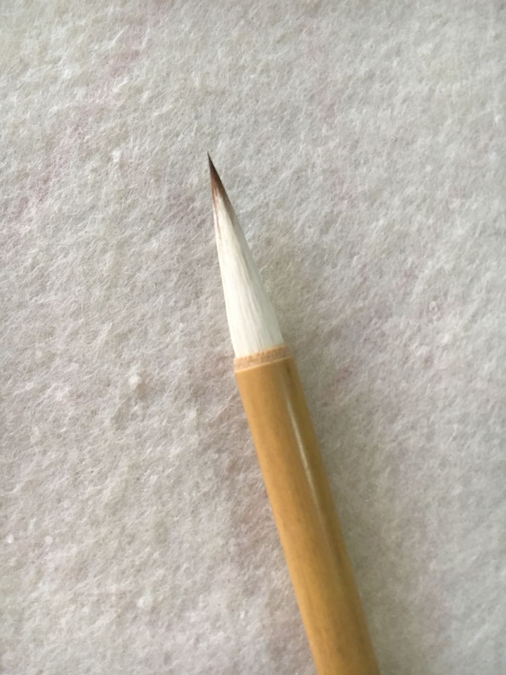 吴绪经定制鲁赣笔坊软毫笔狼羊兔毛湘妃小楷抄经 两支包邮 十送一