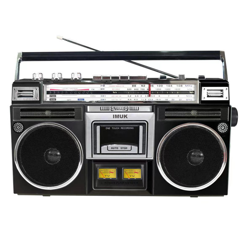 IMUK复古录音机蓝牙音响立体声