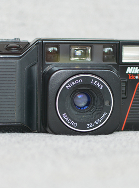 尼康tele-touch 38-65双定焦傻瓜相机黑色复古135胶卷相机