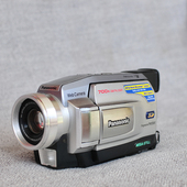 90年代老ccd磁带摄像机松下老复古色彩