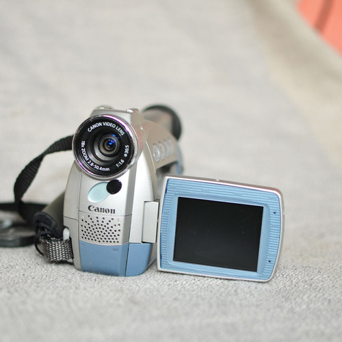 佳能ccd磁带摄像机手持dv