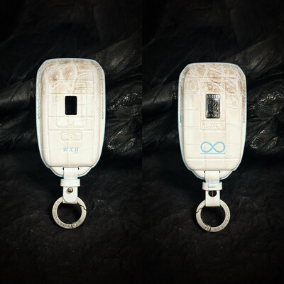 适用劳斯莱斯RollsRoyce手工定制喜马拉雅汽车钥匙套/情侣/礼物