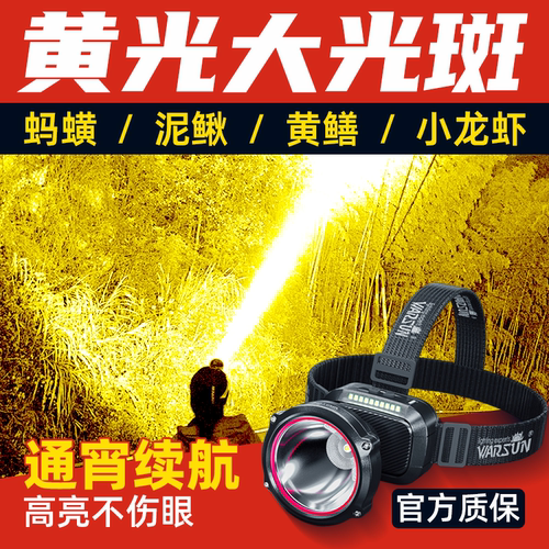 沃尔森头灯户外照明工作矿灯疝气
