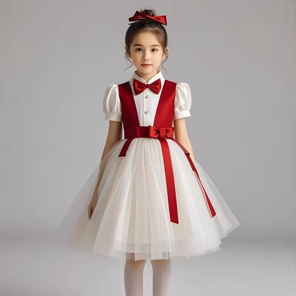 六一儿童合唱演出服主持礼服中小学生大合唱团幼儿演讲朗诵表演服