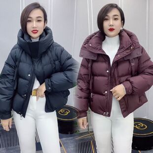 商场同款洋气高档短款羽绒服女冬2025新款时尚百搭白鸭绒上衣外套