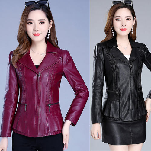 春秋40-50中年风女士冬装夹克