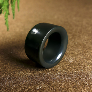 男款扳指男士戒指男玉大扳指男霸气玉扳指戒扳指男大拇指雕刻青玉