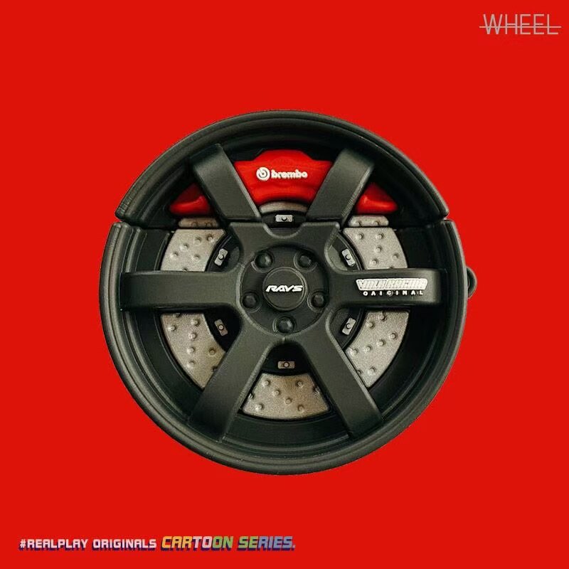 趣味轮胎 适用于AirPods4保护套 苹果耳机套pro3三代第四代降噪款 耳机壳 硅胶软壳 防摔保护壳