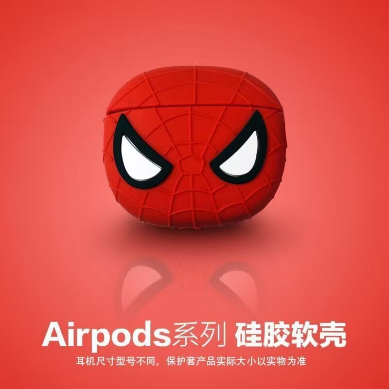 动漫 蜘蛛侠 适用于AirPods4保护套 苹果耳机套pro3三代第四代降噪款 耳机壳 硅胶软壳 防摔保护壳