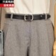 复古百搭时尚 韩版 青年腰带真皮窄版 皮带女牛仔裤 头层牛皮裤 带网红
