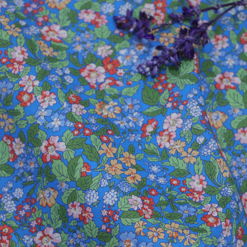 Hedgerrow Ramble80支平替LIBERT长绒全棉数码印花布料面料女服装