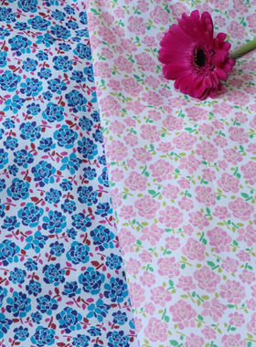 Tilly 80支LIBERTY碎花高端复刻长纤棉全棉布料面料服装女儿童