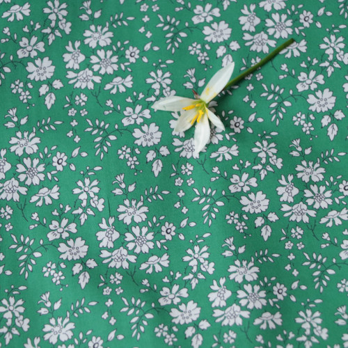 Capel 80支平替LIBERTY长绒全棉数码印花布料面料女服装棉袄壳