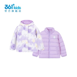 361°女童上衣两件套保暖新品冬羽绒服防风风衣外套K62344603