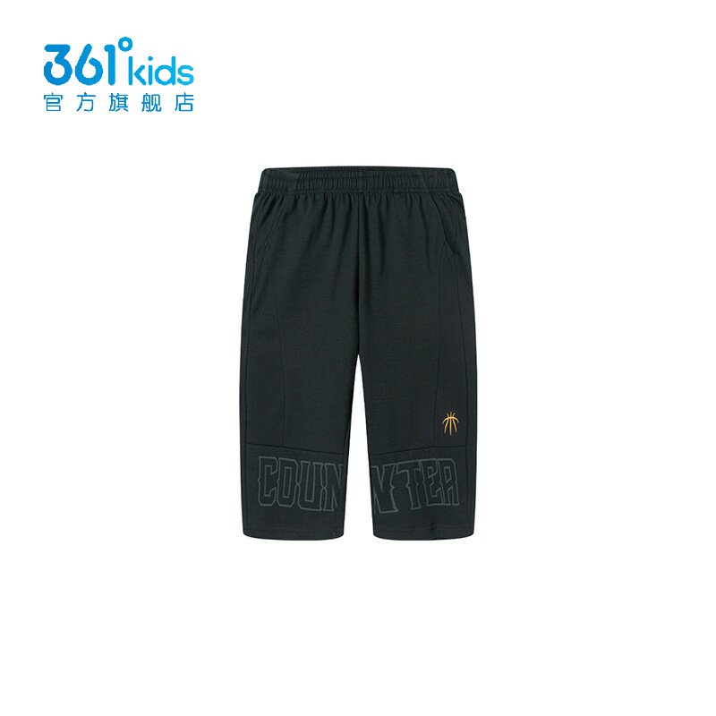 361°男童针织七分裤棉质新品2025夏敞口中大童运动短款K52521501图片