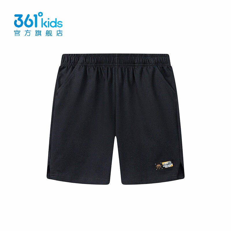 361°男童棉质针织短裤新品2025夏中大童冰感运动五分裤K52521518图片