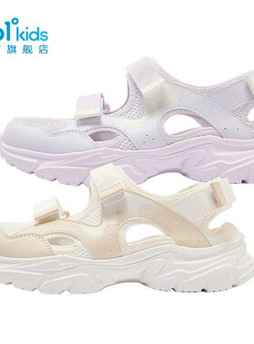 361°女童玛丽珍休闲鞋新品2026夏秋透气魔术贴沙滩凉鞋K82623827