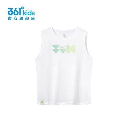361°男童速干背心印花新品2025夏季透气中大童无袖T恤K52521101